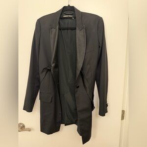 Givenchy Black Jacket with Satin Details